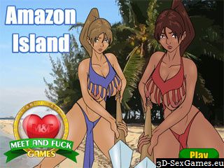 Isla del Amazonas cogida chicas sexy en la playa